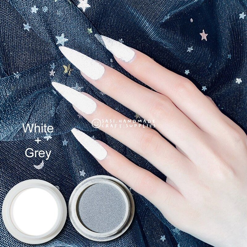 พร้อมส่งจากไทย ϟ ผงขัดเล็บ สะท้อนแสง ϟ ทำเล็บ ทาเล็บ เรซิ่น diy ตกแต่ง