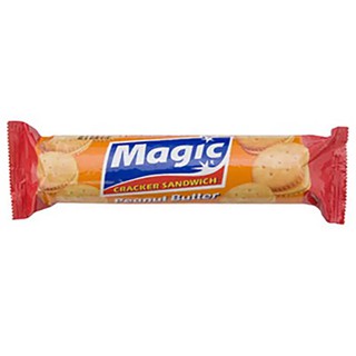 เมจิกแครกเกอร์รสเนยถั่ว 115กรัม Magic Crackers Peanut Butter Flavor 115 g.