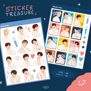 TREASURE สติ๊กเกอร์ไดคัท กันน้ำ