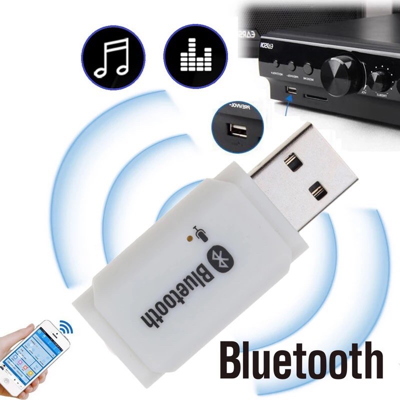 แฮนด์ฟรี Car Kit ตัวรับสัญญาณบลูทูธUSB Bluetooth 5.0 เครื่องส่งสัญญาณสำหรับรถยนต์ MP3 เครื่องเล่นเพลง MIC สำหรับโทรศัพท์