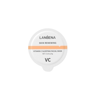แท้100%LANBENA มาสก์หน้า วิตามินซี ไวท์เทนนิ่ง จุดด่างดํา บํารุงผิวหน้า Vitamin C Sleeping Facial Mask Whitening Dark Spot Skin