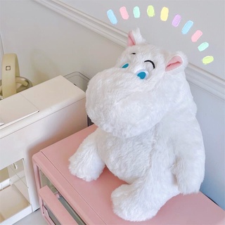 พร้อมส่ง🍑 ตุ๊กตา น้อนฮิปโป สีขาว Moomin มูมิน มาใหม่ค่า ของแต่งบ้านน่ารักๆ พร็อบถ่ายรูป ส่งเป็นของขวัญ เขียนโน้ตฟรี