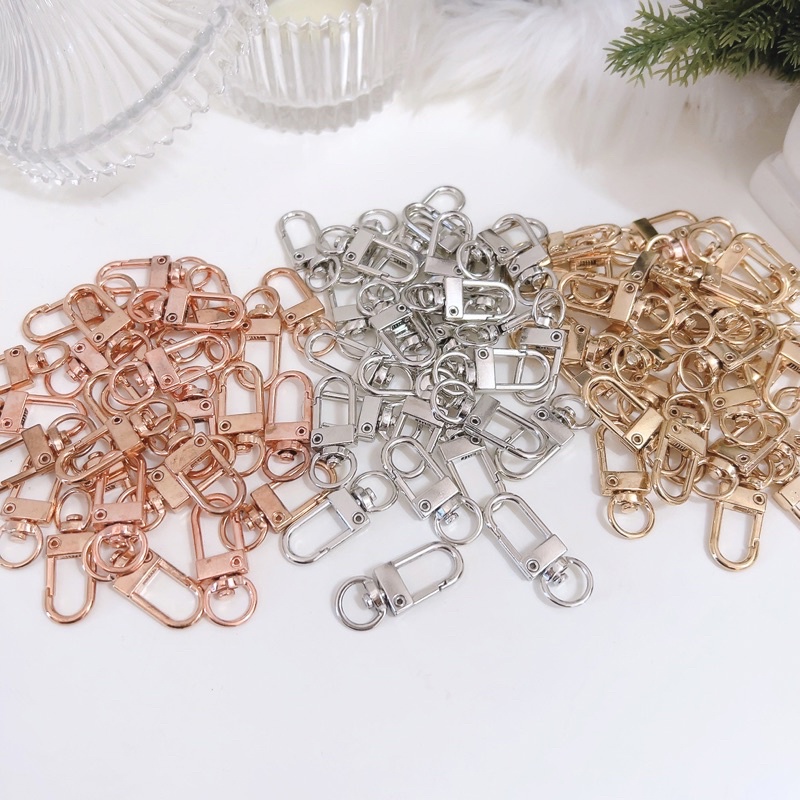 ตะขอก้ามปู ตะขอตัวยู สีเงิน พร้อมส่ง (ขั้นต่ำ 20.-/ออเดอร์)