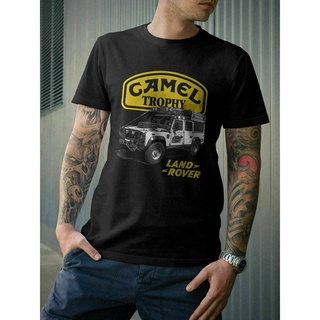 【Boutique Tshirt】เสื้อยืดลําลอง ผ้าฝ้าย แขนสั้น คอกลม พิมพ์ลาย Camel Trophy Land Rover Defender Light Discovery แฟชั่นสํ