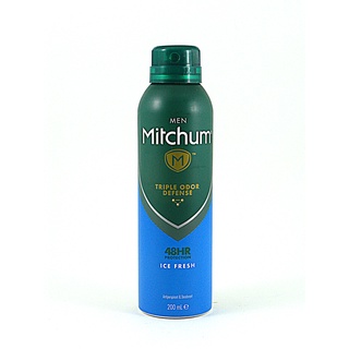 Mitchum Ice Fresh Anti-Perspirant Deodorant Endurance 200ml. มิทชั่มกลิ่นไอซ์ เฟรช แบบสเปรย์ สำหรับผู้ชาย 200 มล.