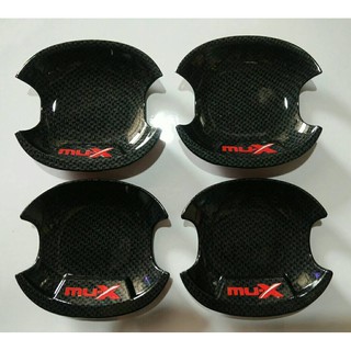 เบ้า mu-x เบ้ารองมือเปิด เบ้ากันรอย เบ้าประตู มิวเอ็กซ์ mux  4 ชิ้น