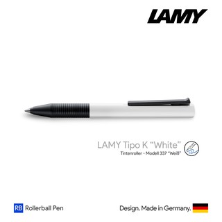 Lamy Tipo K "White" Rollerball Pen - ปากกาโรลเลอร์บอลล์ลามี่ทิโป้  สีขาว