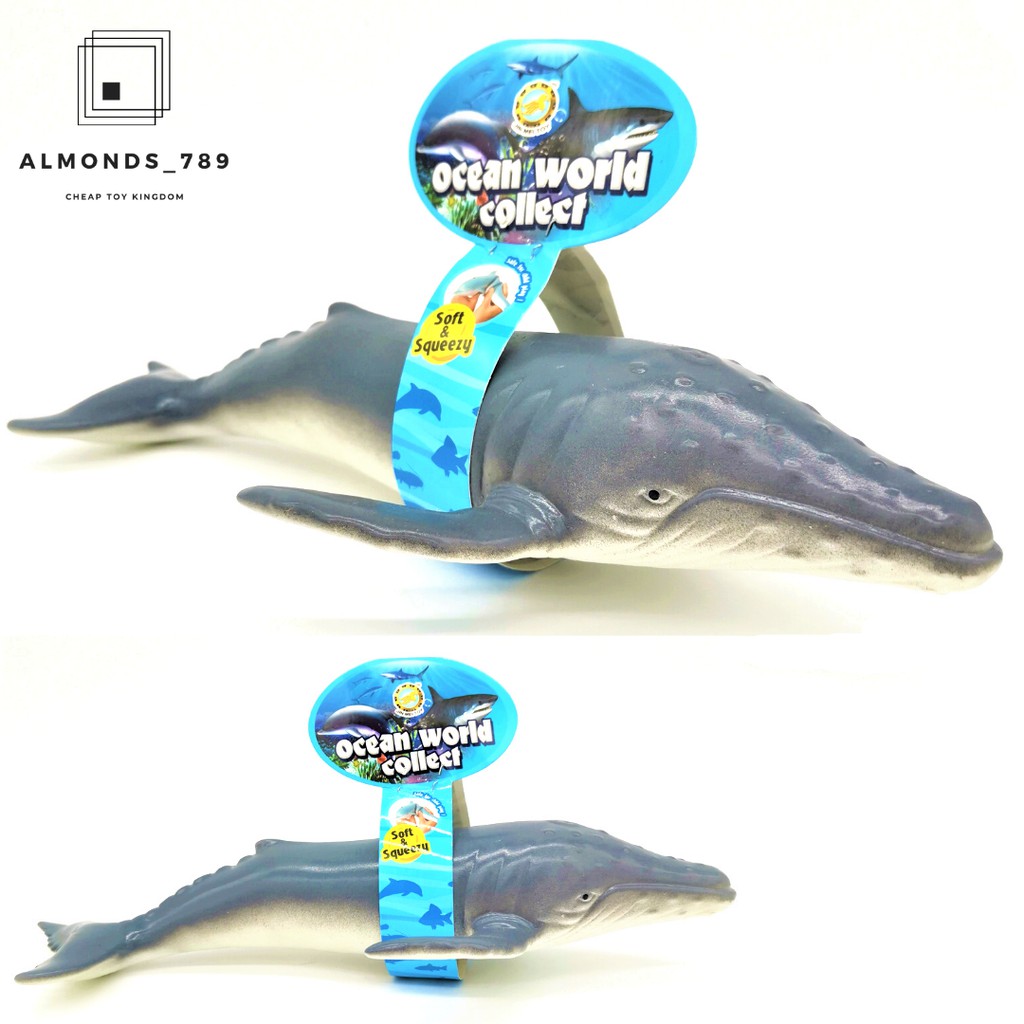 สัตว์ยาง โมเดลสัตว์ใต้ท้องทะเลลึก  OCEAN WORLD COLLECT ยางบีบได้ ยางนิ่ม - รูปที่ 2