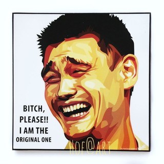 Yao Ming เหยาหมิง Basketball บาสเก็ตบอล รูปภาพ​ติด​ผนัง​ pop art​ กรอบรูป​​ นักกีฬา ของขวัญ​​ แต่งบ้าน ของสะสม