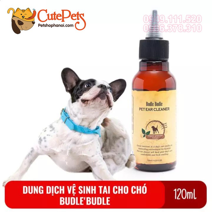 Budle Pet Ear Cleaner 120ml - CutePets