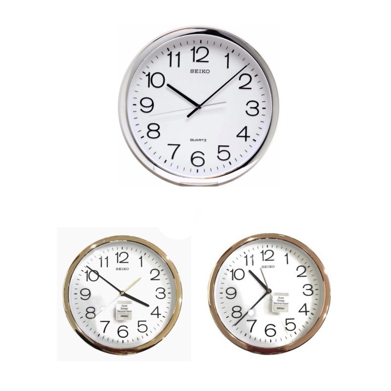 SEIKO นาฬิกาแขวน ขนาด 14 นิ้ว (SIVER) รุ่น PAA020,PAA020F,PAA020G,PAA020S