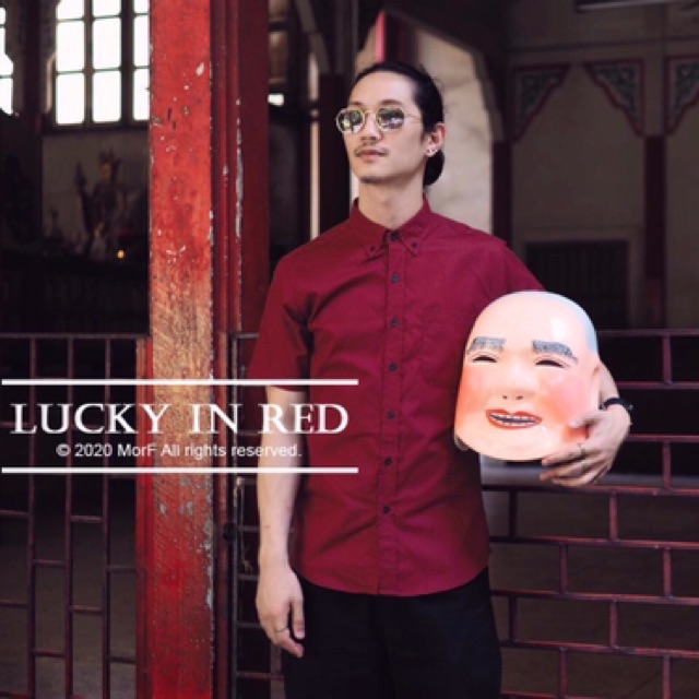 Oxford Short Sleeve เสื้อเชิ้ต คอปก แขนสั้น โทน สีเข้ม