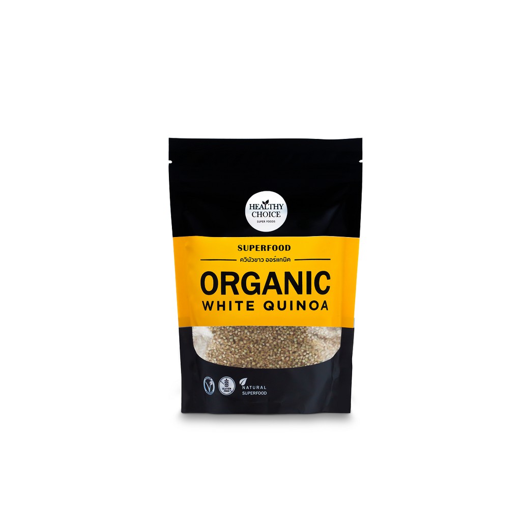 ควินัวสีขาว 100% ออร์แกนิค (White Quinoa) ขนาด 300g  | HEALTHY CHOICE