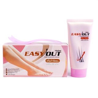 Mistine Easy Out Hair Remover Cream 50g. มิสทิน  อีซี่ เอ้าท์ ครีมกำจัดขน กำจัดขนขา แขน (1 หล	อด) Mistine Easy Out Hair