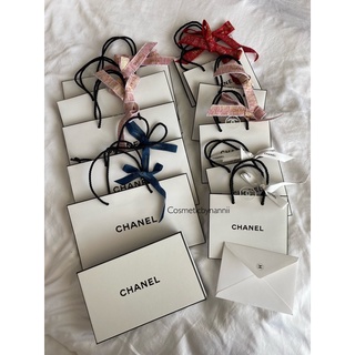 ‼️พร้อมส่งของแท้เคาน์เตอร์ไทยค่ะ‼️ ถุงแบรนด์เนม CHANEL แท้ พร้อมโบว์