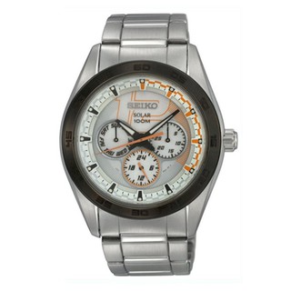 Seiko นาฬิกาข้อมือผู้ชาย สายสแตนเลส รุ่น SNE197P1 - สีเงิน