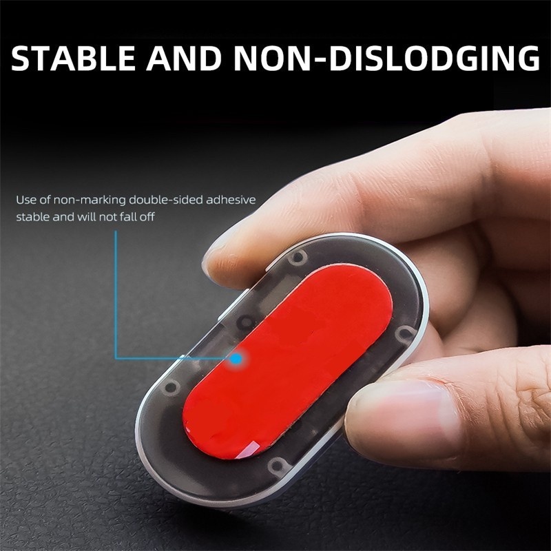 ไฟเตือน LED พลังงานแสงอาทิตย์ มีกาวในตัว ชาร์จ USB กันขโมย สําหรับรถยนต์ - รูปที่ 3