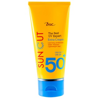 [🔥bsc กันแดด กันน้ำกันเหงื่อ🔥] BSC SUPER SUN CUT THE BEST UV EXPERT EXTRA CREAM SPF50+ PA+++