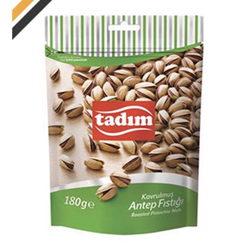 *พร้อมส่ง* ถั่วพิสตาชิโอ้ตุรกี อบ ไม่ขัดขาว Tadım 180 กรัม