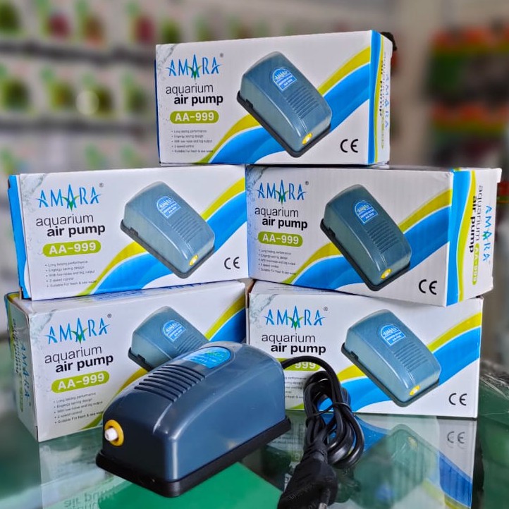 MESIN AMARA Aerator ประเภท AA999 1 วิธี - เครื่องเติมอากาศตู้ปลา