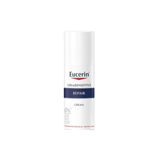 Eucerin UltraSENSITIVE Repair Cream 50ml (ยูเซอริน ครีมบำรุงผิวสำหรับผิวแพ้ง่าย ลดผิวแห้ง แดง ระคาย)