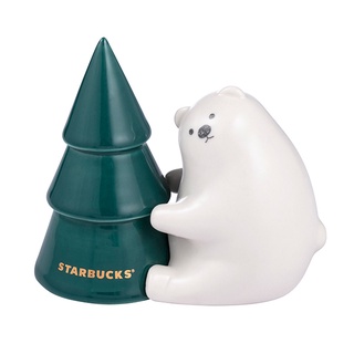 STARBUCKS + [星巴克] 北極熊 擺飾 Starbucks 2019 TREE CERAMIC POLAR BEAR สินค้าจาก TAIWAN ของแท้ 100%