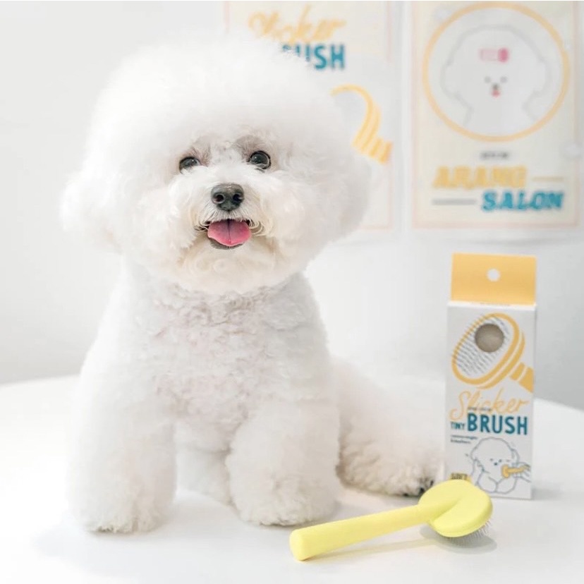 Bite Me Tiny brush & Pin Brush หวีแปรงขนสำหรับสุนัข นำเข้าจากประเทศเกาหลี