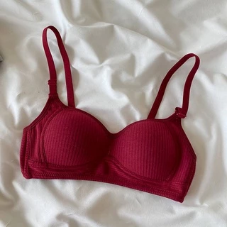 [ส่งจากไทย] 𝑩𝒓𝒂𝑩𝒓𝒂𝑩𝒓𝒂 #bra-147 ชุดชั้นใน ผ้าคอตตอน ใส่สบาย ไร้โครง Sleeping bra