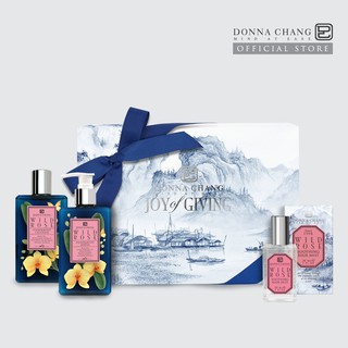 DONNA CHANG Wild Rose Hand &amp; Body Care Set ดอนน่า แชง อาบน้ำ เจลอาบน้ำ โลชั่น เซรั่ม สเปรย์ฉีดผม