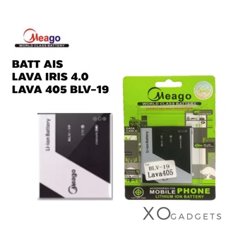 Meago แบตเตอร์รี่ AIS LAVA IRIS 4.0 LAVA 405 / LAVA 404 BLV-19 แบต LAVA405 LAVA4.0 BLV19 มี มอก. (รับประกัน 1 ปี)