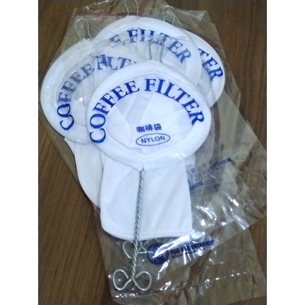 กรองกาแฟ/Nylon Kopi Tapis/Teh/Coffee Cloth Filter กาแฟกรอง/Nylon Kopi Tapis/Teh/Coffee Cloth Filter