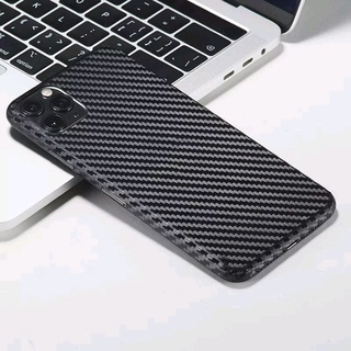 เคฟล่าสี ไอโฟน 12 /12 Mini /12 Pro /12 Pro Max 3D Carbon Fiber Skins Protective Film Wrap Skin