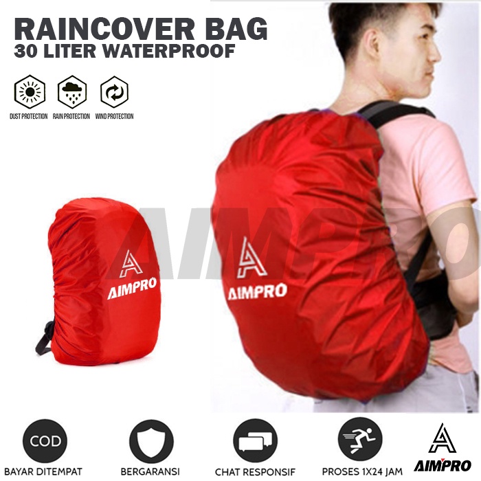 ถุงคลุมกันฝน 30 ลิตร amipro raincaver กันน้ํา