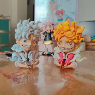 พร้อมส่ง❗️ ลูฟี่ เกียร์ 5 โมเดลฟิกเกอร์ PVC อนิเมะ  Luffy Gear 5 Q version Sun God Luffy Nika