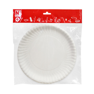 🔥HOT🔥 NIV จานกระดาษ Party ขนาด 7 นิ้ว (แพ็ค 20 ชิ้น) สีขาว Disposable Tableware