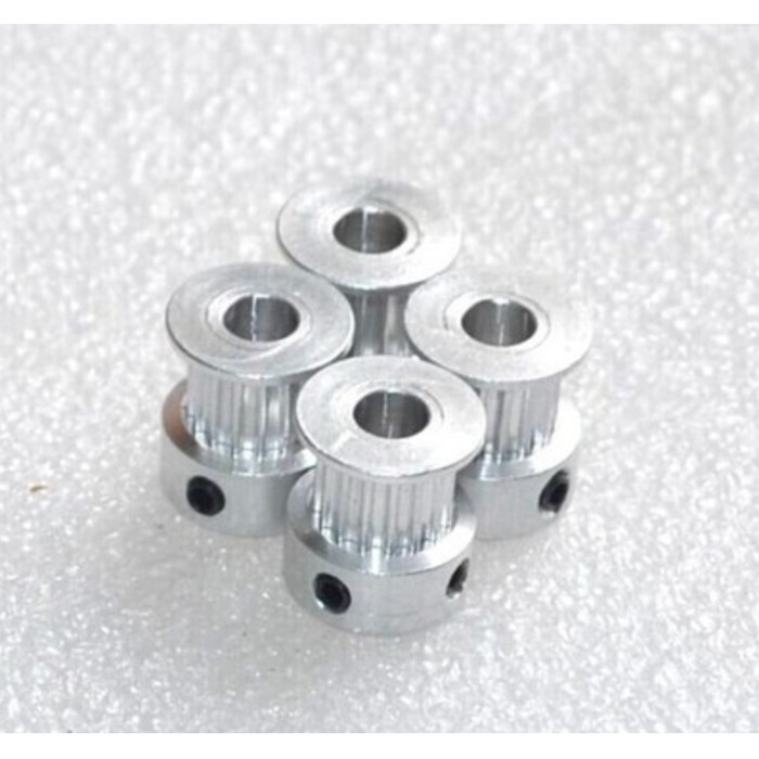 Pulley Drive synchronous Belt wheel 2GT 16 ฟัน 16T รู 5 มม. พิมพ์ 3D