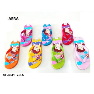 รองเท้าเด็ก AERA # ลายการ์ตูน # สีสดใสน่ารัก SF-3641