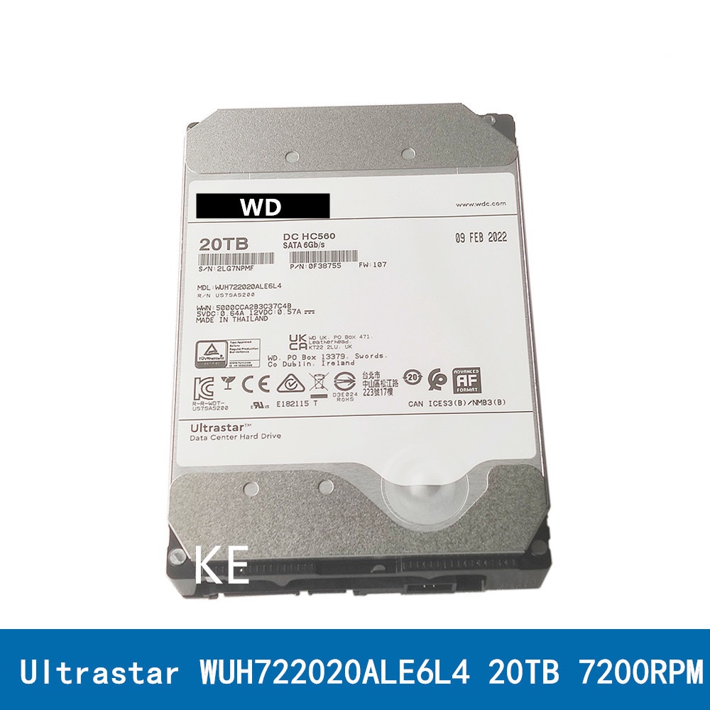 NEW HDD For WD Hard Disk 14TB 16TB 18TB 20TB SATA 6Gb/s 7200RPM 256MB Cache 3.5" Internal Hard Drive #8
