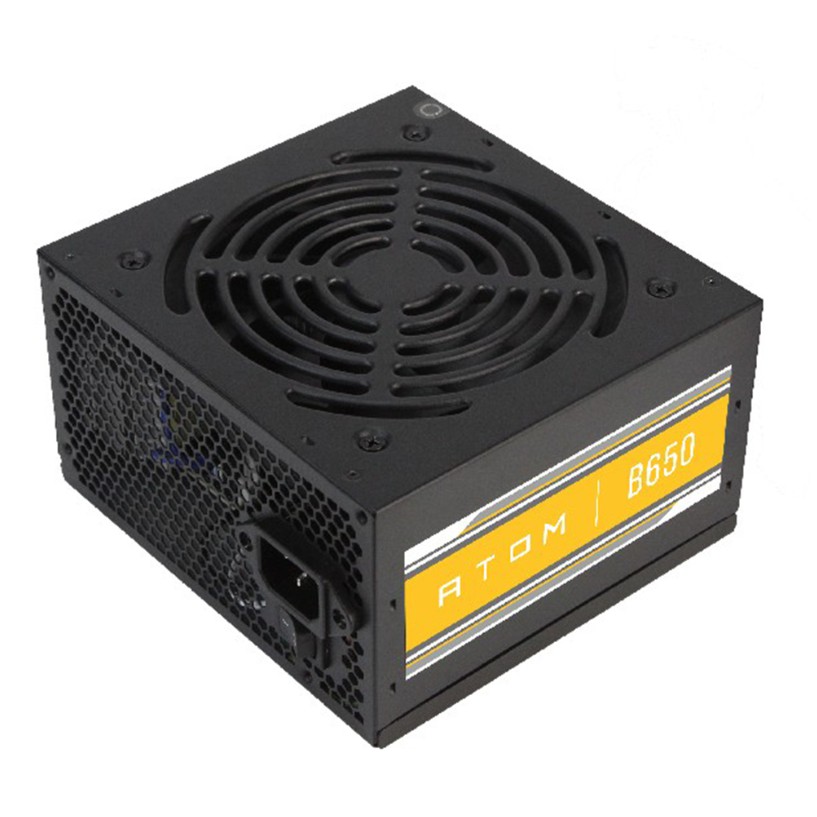 POWER SUPPLY (อุปกรณ์จ่ายไฟ) ANTEC ATOM B650 - 650W 80 PLUS BRONZE (BLACK) (ATX)