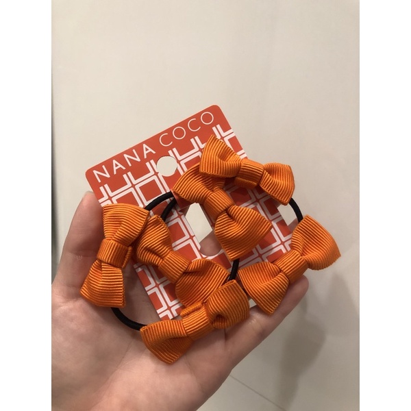 ยางรัดผมโบว์สีส้ม NANA COCO