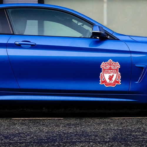สติกเกอร์ ลิเวอร์พูล (Liverpool) 10x13 cm (มีขอบขาว)