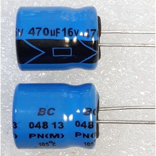 Vishay BC  470uf 16v capacitor ตัวเก็บประจุ คาปาซิเตอร์