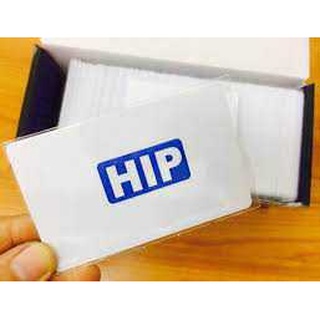 HIP บัตรคีย์การ์ด Proximity Card ความหนา 0.8 mm 125 KHz   คีย์การ์ด, เครื่องทาบบัตร,Finger Scan, สแกนหน้า