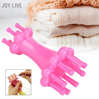 [คลังสินค้าใส]Joy Live Knit Spool Loom Set 2-end เส้นด้ายขนสัตว์ถักอุปกรณ์คดเคี้ยวเชือกเชือก Winder เครื่องมือเบ็ด