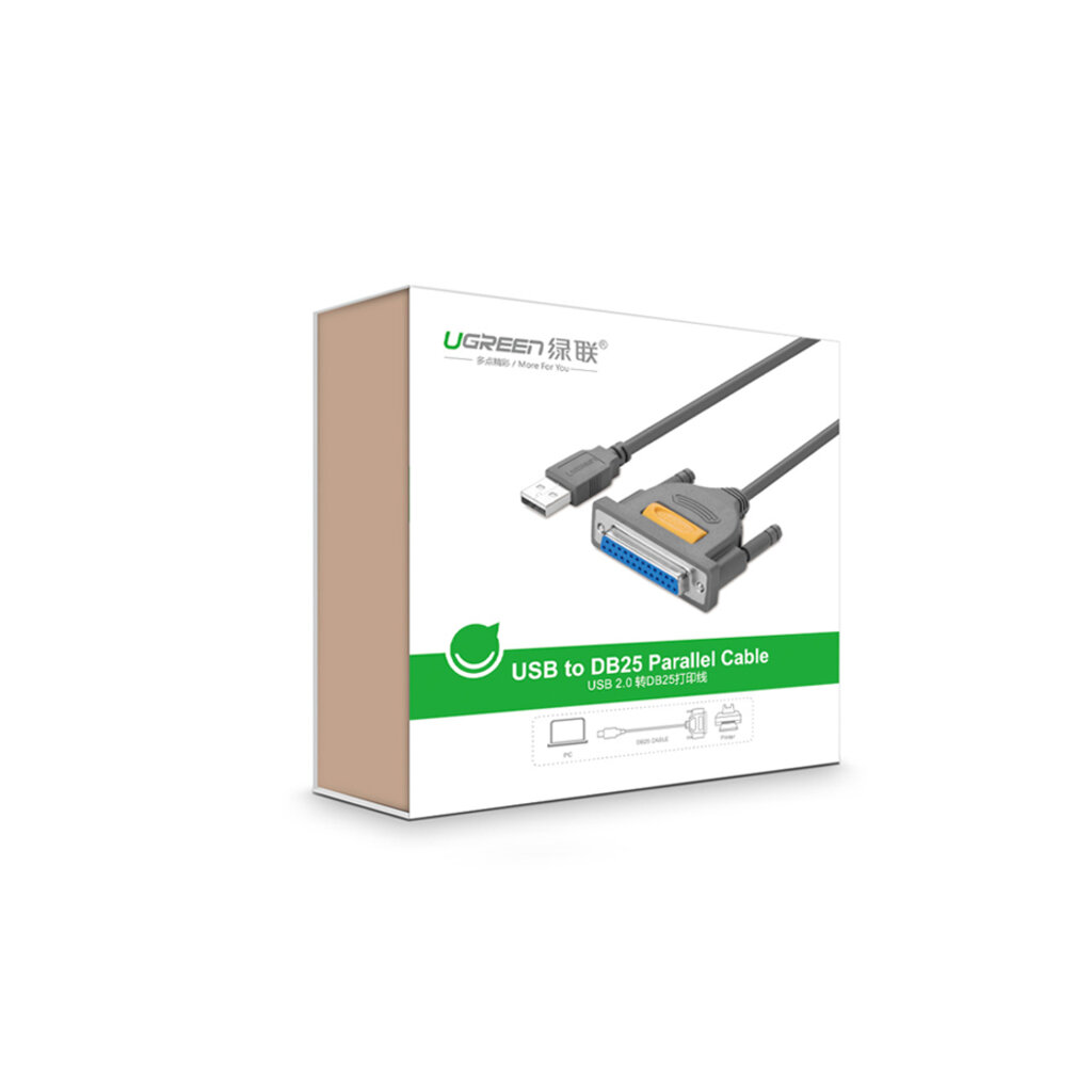 UGREEN USB to DB25 Parallel Printer Cable (US167)