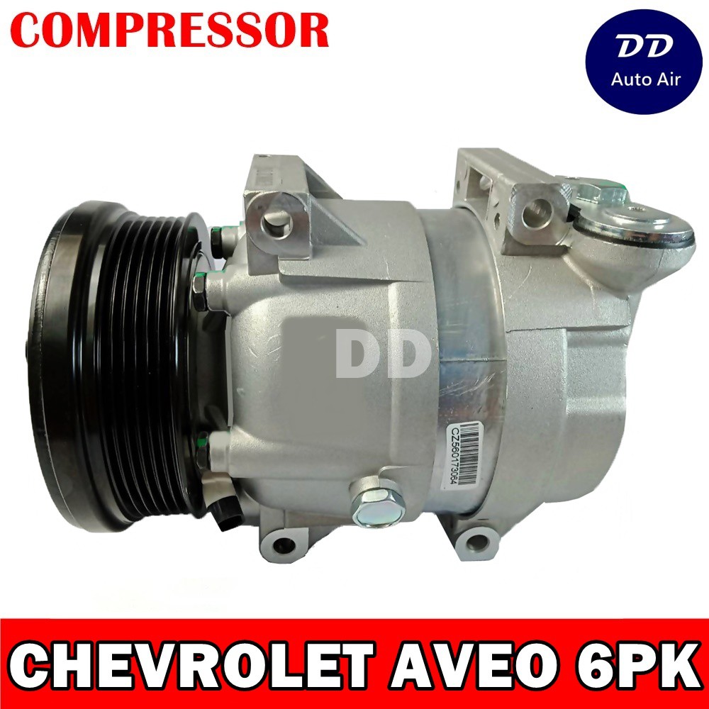 COMPRESSOR คอมแอร์ CHEVROLET AVEO 6PK คอมเพลสเซอร์แอร์รถยนต์