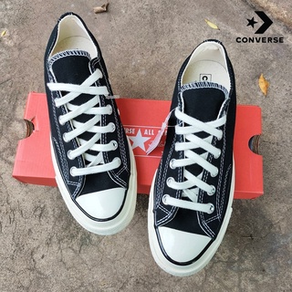 รองเท้าผ้าใบคอนเวิร์ส CONVERSE รุ่น CHUCK 70 OX รหัส 16-2058CBK (สีดำ) สินค้าลิขสิทธิ์แท้ 100%