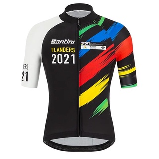 Cbox 21SS Uci เสื้อกีฬาแข่งจักรยานสีรุ้ง Mtb