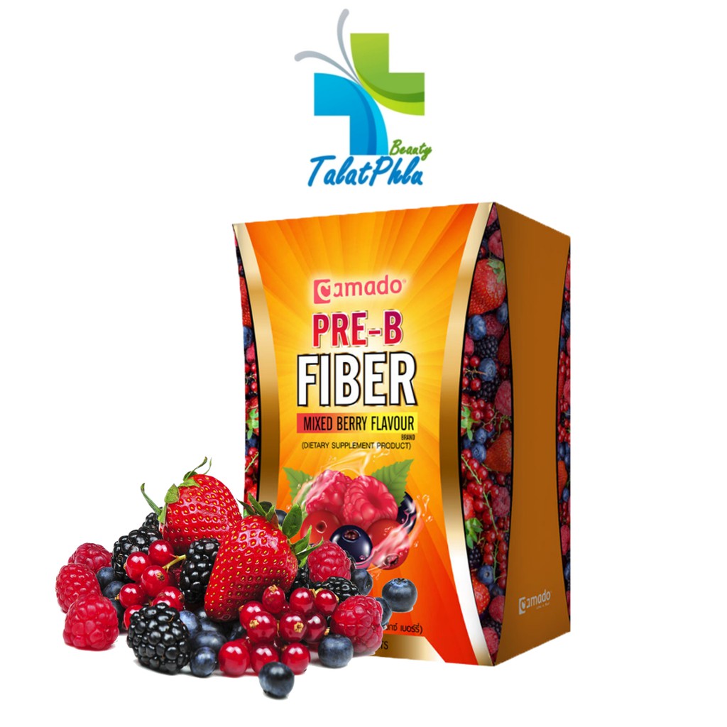 Amado Pre B Fiber อมาโด้ พรี บี ไฟเบอร์ [5 ซอง] [75 กรัม] [1 กล่อง] ปรับสมดุลระบบขับถ่าย