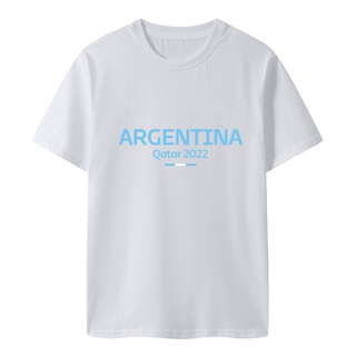 2022 QATAR FIFA World Cup Football Men Unisex Tees Loose Short Sleeve Oversized T shirt Women